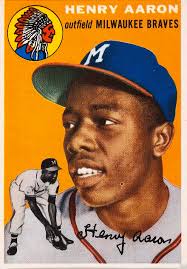 1954 Topps Henry Aaron by Celestial Images