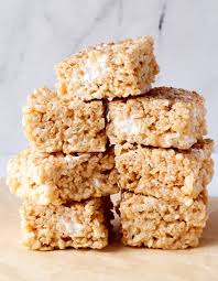 These Boozy Eggnog Rice Krispies Treats Are Almost Too Easy To Make Recipe In 2021 Rice Krispies Rice Krispie Treats Rice Krispy Treats Recipe