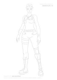 List of top fortnite skins rated by community votes. How To Draw Recon Expert Step By Step Guide With Coloring Page Fortnite Season 1 Draw It Cute