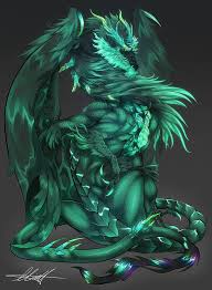 Jade By Artist Riskikoi On Deviantart Com Dragon Artwork Dragon Art Creature Art