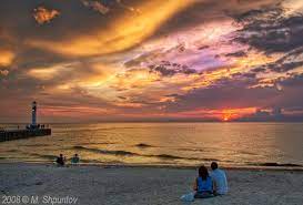 Grand Bend Ontario Beautiful Place But The Water Was Freezing Sunset Albion Falls Beautiful Places