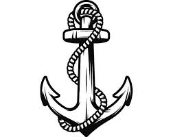 Ancre De Bateau Logo 7 Crane Corde Bateau Bateau Marine Etsy Dessins Ancre Ancre De Bateau Ancre