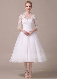 Top qualität zu unschlagbar günstigen preisen. Us 135 00 A Line Princess Sweetheart Tea Length Organza Wedding Dress With Ruffle Jj S House Brautkleid Zubehor Asymmetrische Brautkleider Kleid Hochzeit