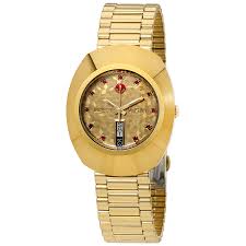 Rado Original Automatic Yellow Gold Dial Men S Watch R12413653 Ebay