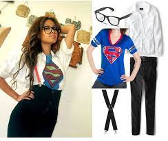 Female superhero costumes for women halloween 2016 diy. A Stylish Halloween Easy Diy Supergirl Costume Diy Halloween Costumes For Women Halloween Costumes For Work Costumes For Work