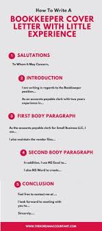 Call center agent cover letter no experience; How To Write A Bookkeeper Cover Letter With Little Experience The Korean Accountant Good Resume Examples Job Resume Samples Bookkeeping