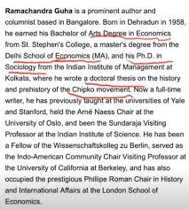 How did china become the largest steel producer by far? Shefali Vaidya On Twitter Why Is Ram Guha Called A Historian Can Anyone Tell Me His Degrees Are In Economics And Sociology His Only Connect With History Is A Doctoral Thesis On