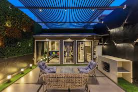 Cobalt blue, and turquoise walls. The Heaven Garden Bungalow Blue Leaf Interiors The Architects Diary