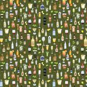 Farbenfrohe Stoffe Digital Gedruckt Von Spoonflower Spoonflower Bier Cocktails