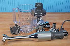 The hand blender, with its 8 in. Kitchenaid Khb2561 5 Speed Hand Blender Hands On Review Foodal