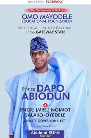 Abidemi rufai, principal assistant to governor dapo abiodun for special duties, was arrested by the federal bureau of investigation in the united states. Omo Mayodele Global Foundation Posts Facebook