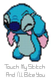 Lilo And Stitch Bites Cross Stitch Pattern Instant Download Cross Stitch Patterns Colourful Cross Stitch Disney Cross Stitch Patterns