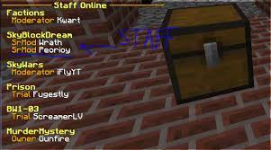 Top minecraft servers lists some of the best minecraft servers on the web to play on. Add Staff Command Server Wide Guildcraft Network Cracked Minecraft Server