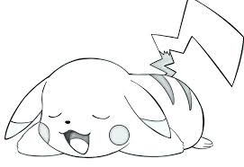 Dibujos De Pikachu Kawaii Para Colorear
