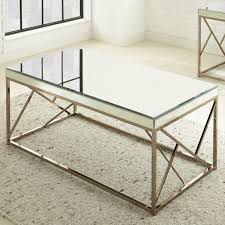 Find out the detailed collection here. Steve Silver Evelyn Ev200c Glam Mirror Cocktail Table With Contemporary Metal Base Lucas Furniture Mattress Cocktail Coffee Tables