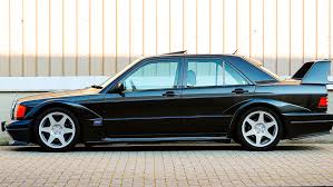Taking what the evo i had created and improving on it, the evo ii featured numerous mechanical upgrades, as well as the distinctive body kit and rear spoiler. A 1990 Mercedes Evo Ii Is Heading To Bring A Trailer S Online Auction Robb Report