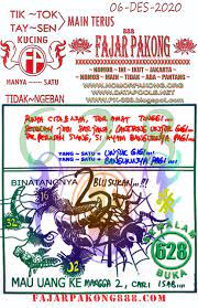 Fajar Pakong 888 7 Desember 2020