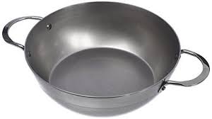 Mineral B Round Country Chef Carbon Steel Fry Pan 12 5 Inch With 2 Handles Cookware Storage Frying Pan Carbon Steel Pan