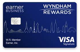 It gives you rewards on your purchases, but you don't have to pay an annual fee for the privilege. Wyndham Rewards Earner Card
