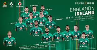 England team to play scotland. Irish Rugby Ireland Team Named For Twickenham Test