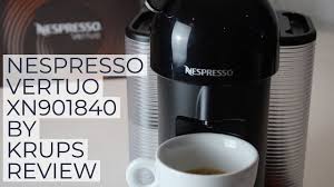 Nespresso vertuo is an exclusive system creating a perfect coffee, from the espresso to the large mug, time after time. Nespresso Vertuo Xn901840 By Krups Review Henry Reviews Youtube
