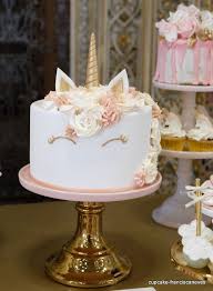 Happy Birthday Glitter Rose Gold Unicorn Cake B396d5b8bc04ccca8ca577f98796428b Jpg Unicorn Birthday Cake Unicorn Cake Party Cakes