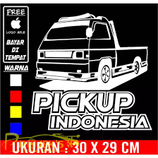 Membuat sketsa mobil kartun bulat. Stiker Kaca Mobil Pick Up Indonesia Terbaru Lazada Indonesia