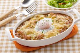 ミートグラタン　卵入り