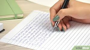 Many schools now require that students entering kindergarten be able to write the print manuscript alphabet as well as their own. How To Improve Your Handwriting With Pictures Wikihow