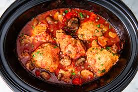 Slow Cooker Chicken Cacciatore Easy Dinner Win Recipe Cacciatore Recipes Chicken Cacciatore Recipe Slow Cooker Recipes Healthy