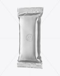 Download Metallic Snack Bar Mockup In Flow Pack Mockups On Yellow Images Object Mockups PSD Mockup Templates