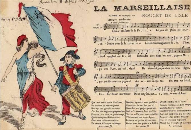 The French national anthem: La Marseillaise