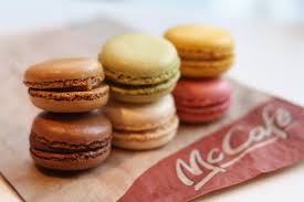 Macarons From Mcdonald S Mccafe Caramel Chocolat Pistache Vanille Citron Fraise Yelp Food Eat Macarons