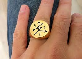 chaos magic ellis sigil ring with alchemy symbols witchcraft amulet wicca talisman chaos magic sigil alchemy symbols