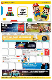 Lego march 2021 store calendar promotions & events. Lego Store Calendar Offers Promotions August 2021 Toy Newz