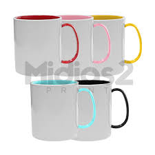 Porque canecas de alumínio coloridas? Caneca 325ml Polimero Com Interior E Alca Colorido Po001 Midias 2 Print Produtos Para Sublimacao E Impressao