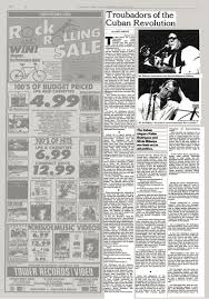 Add content advisory for parents ». Troubadors Of The Cuban Revolution The New York Times