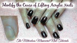 Acrylic Nails How To Repair Lifted Acrylic Nails And Identify The Cause Acrylic Nail Tips Acrylic Nails Nails
