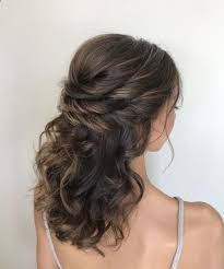 43 Wedding Hairstyles For Mediumhair To Love Elegantwedding Wedding Hairstyles For Medium Hair Bridal Hair Half Up Curly Prom Hair
