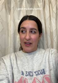 Will butter help my baby sleep? Moral is low, but I’m putting my trust in  @KerrygoldUSA #momsoftiktok #regularmomtok #babiesoftiktok #babysleep  #butterforbaby #butterbaby