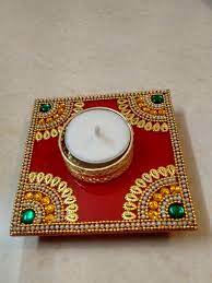 Acrylic Chaurang Tea Lights Tea Light Candle Candlelight