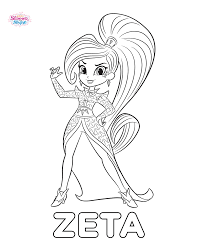 Shimmer and shine coloring pages free printable. Shimmer And Shine Coloring Pages Best Coloring Pages For Kids