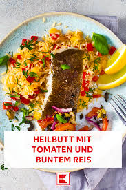 Heilbutt Mit Tomaten Und Buntem Reis Rezept In 2021 Heilbutt Rezepte Fischrezepte
