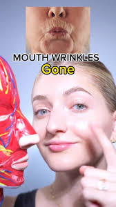 Mouth wrinkles GONE, A lot of times we start seeing wrinkles above our  upper lip or smaller lips than before because of this one muscle:  orbicularis oris (well, there are other muscles involved as ...