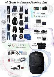 packing list for 10 days in europe during spring early summer europe packing list travel wardrobe packing for europe
