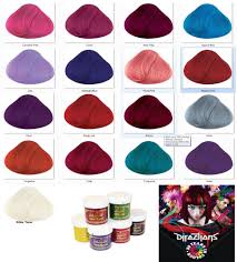 Pravana Vivids Hair Color Chart Hair Colour Dye Tubs All