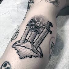 Swords are the most used melee weapons, but they come in many different variations. Top 47 Badass Small Tattoo Ideas For Men 2021 Inspiration Guide