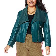 Iman Global Chic Genuine Lamb Leather Moto Jacket 9526128 Hsn Leather Moto Jacket Moto Jacket Jackets