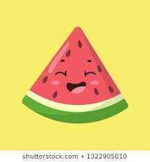 Watermelon Art Cartoon Fruit In 2020 Watermelon Art Watermelon Art Print Watermelon Art Painting