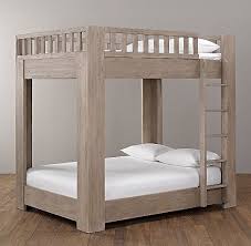 Callum Platform Full Over Full Bunk Bed All Beds Restoration Hardware Baby Child Diy Bunk Bed Bunk Beds With Stairs Bunk Bed Plans